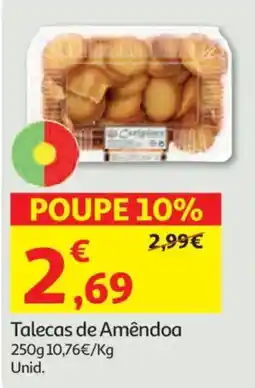 Auchan Talecas de Amêndoa promoção
