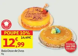 Auchan Bolo Doce de Ovos promoção