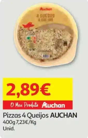 Auchan Pizzas 4 Queijos AUCHAN promoção