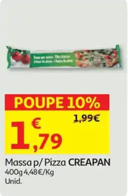 Auchan Massa p/ Pizza CREAPAN promoção