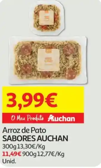 Auchan Arroz de Pato SABORES AUCHAN promoção