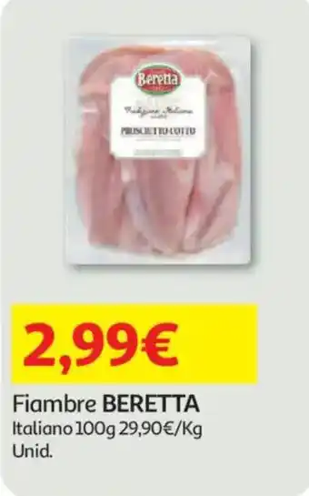 Auchan Fiambre BERETTA Italiano promoção