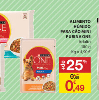 E.Leclerc Alimento Húmido para Cão Mini Purina One 100g promoção