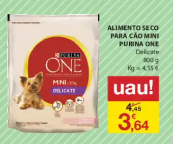 E.Leclerc Alimento Seco para Cão Mini Purina One 800g promoção