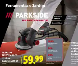 Lidl PARKSIDE PERFORMANCE Lixadora Excêntrica 750 W promoção