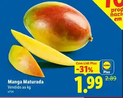 Lidl Manga Maturada promoção
