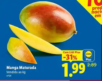 Lidl Manga Maturada promoção