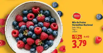 Lidl Mix de Frutos Vermelhos Nacional promoção