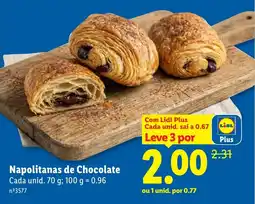 Lidl Napolitanas de Chocolate Cada promoção