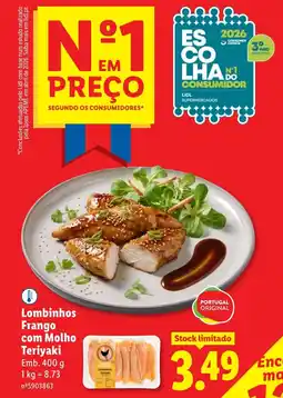 Lidl Lombinhos Frango com Molho Teriyaki promoção