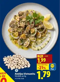 Lidl Amêijoa Vietnamita promoção