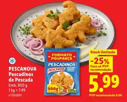 Lidl PESCANOVA Pescadinos de Pescada promoção