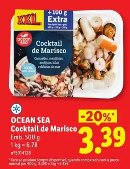 Lidl OCEAN SEA Cocktail de Marisco promoção