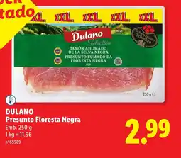 Lidl DULANO Presunto Floresta Negra promoção
