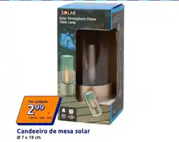 Action Candeeiro de mesa solar 7x19 cm promoção