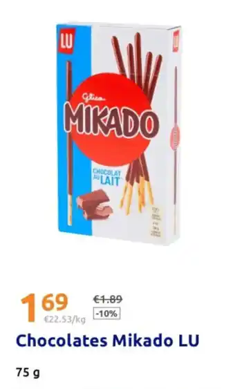 Action Chocolates Mikado LU promoção