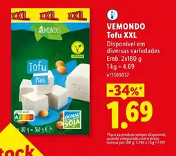 Lidl VEMONDO Tofu XXL promoção