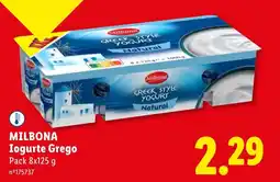 Lidl MILBONA Iogurte Grego promoção