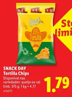 Lidl SNACK DAY Tortilla Chips promoção