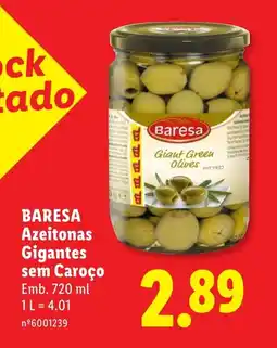 Lidl BARESA Azeitonas Gigantes sem Caroço promoção