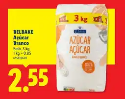 Lidl BELBAKE Açúcar Branco promoção
