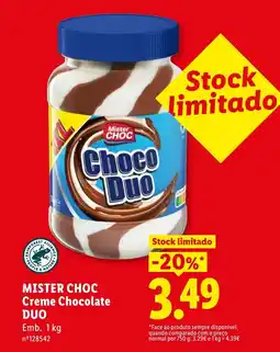 Lidl MISTER CHOC Creme Chocolate promoção