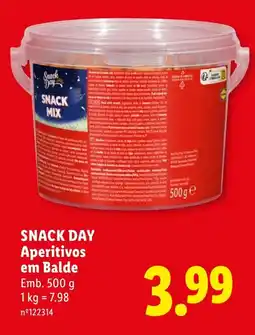 Lidl SNACK DAY Aperitivos em Balde promoção