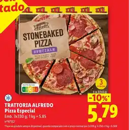 Lidl TRATTORIA ALFREDO Pizza Especial promoção
