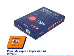 Action Papel de cópia e impressão A4 500 folhas promoção