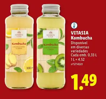Lidl VITASIA Kombucha promoção