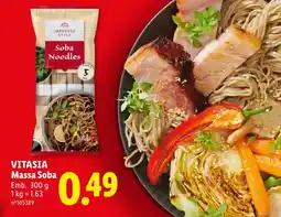 Lidl VITASIA Massa Soba promoção