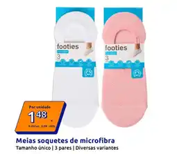 Action Meias soquetes de microfibra promoção