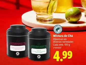 Lidl Mistura de Chá promoção