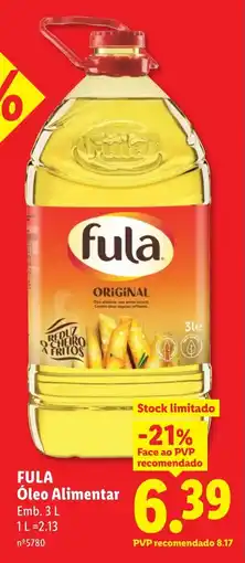 Lidl FULA Óleo Alimentar promoção