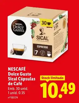 Lidl NESCAFÉ Dolce Gusto Sical Cápsulas de Café promoção