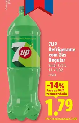 Lidl 7UP Refrigerante com Gás Regular promoção
