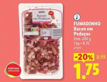 Lidl FUMADINHO Bacon em Pedaços promoção