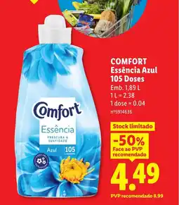 Lidl COMFORT Essência Azul 105 Doses promoção