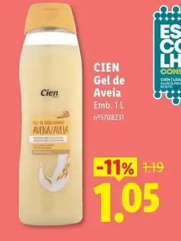 Lidl CIEN Gel de Aveia promoção