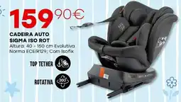 Roady Cadeira auto sigma iso rot promoção