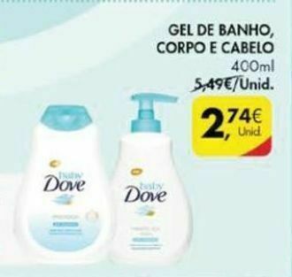 Gel de banho dove