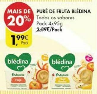 Puré de frutas blédina