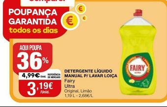 Intermarché Detergente lavalouça fairy promoção
