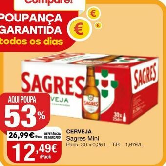 Intermarché Cerveja sagres promoção