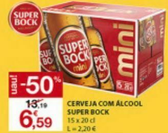 E.Leclerc Cerveja super bock promoção