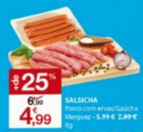 E.Leclerc Salsicha promoção
