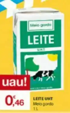 E.Leclerc Leite semi desnatado promoção