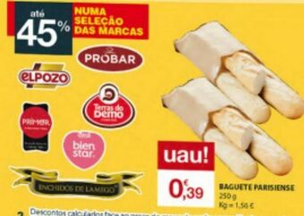 E.Leclerc Baguette promoção