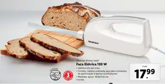Lidl Silvercrest Kitchen Tools Faca Elétrica 120 W promoção