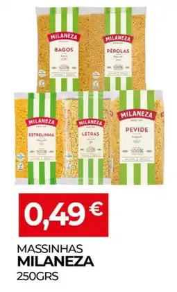 Miranda Supermercados Massinhas milaneza promoção